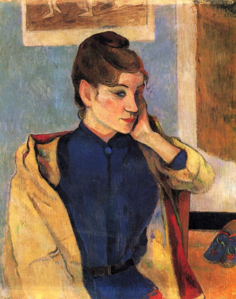 Paul Gauguin, Portrait de Madeleine Bernard, huile sur toile, 1888.