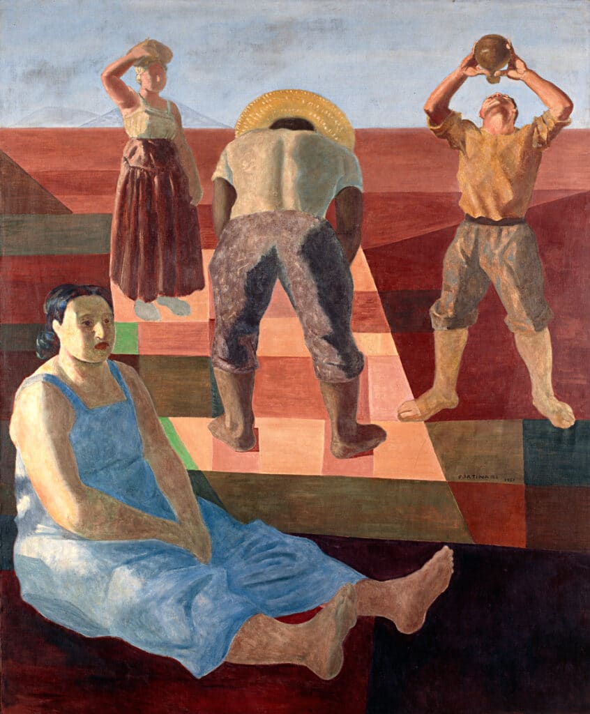 Candido Portinari, Colheita de Café, huile sur toile, 1951